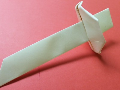 How to make a paper sword no glue no tape no cutting