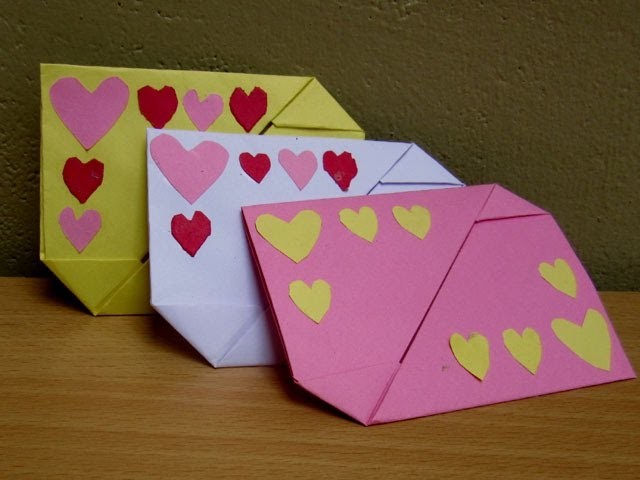 How to Make a Paper Valentine's Day Gift Cover Envelope - Easy Tutorials