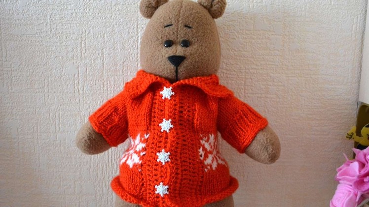 How To Make A Warm Jacket For A Toy Bear - DIY Home Tutorial - Guidecentral