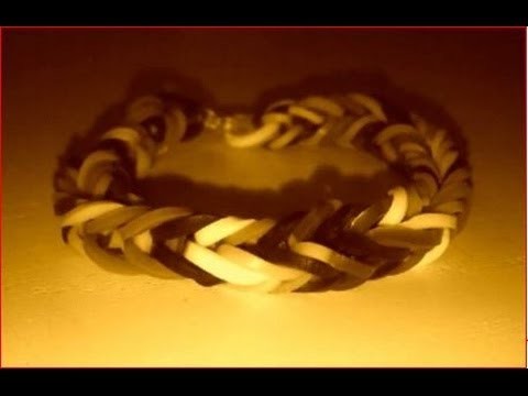 How to make fishtail bracelet rubber bands