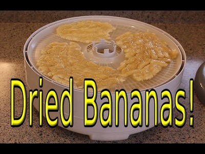How to Make Flattened Dried Bananas
