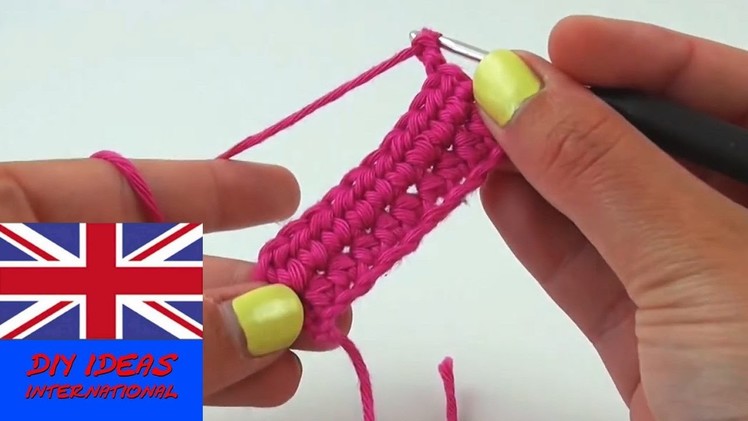 How to make half stitches with crochet