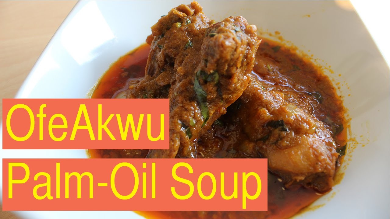 HOW TO MAKE OFE AKWU SOUP  | BANGA SOUP