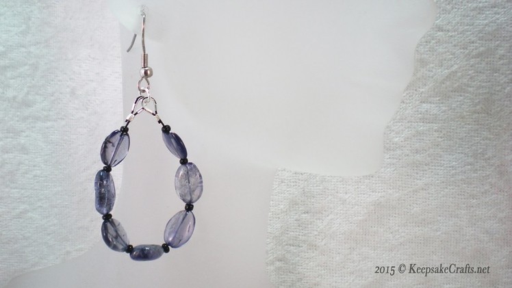 How To Make Viking Iolite Earrings