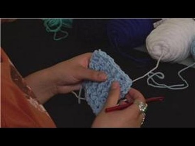 Knitting the Rib Stitch Crochet : Starting a New Color in a Rib Stitch Crochet