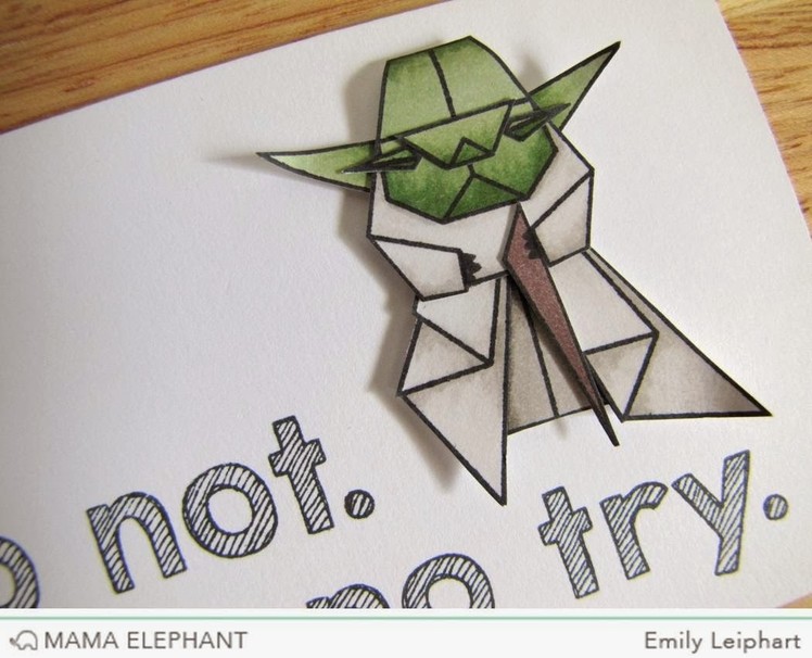 {Mama Elephant} Origami Yoda