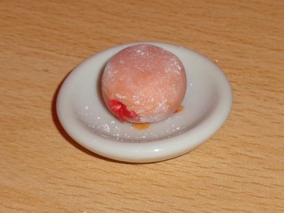 Miniature Jelly Donut - DIY LPS Crafts, Easy Doll Crafts & Dollhouse Accessories