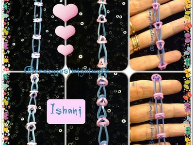 New " Ishani" HOOK ONLY Rainbow Loom Bracelet. How To Tutorial