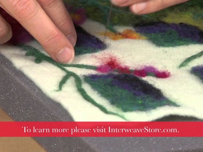 Painting with Wool, a Preview of Sharon Costello's Workshop