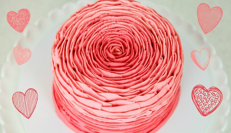 Pretty Buttercream Rose Cake Decorating - CAKE STYLE