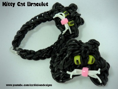 Rainbow Loom Cat Charm Bracelet