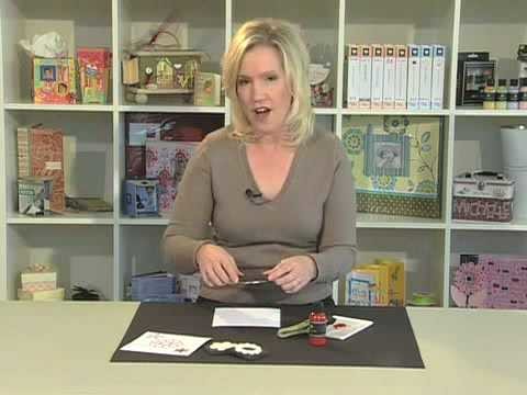 Scrapbook.TV - How to Stamp Using Foam Stamps with Acrylic Paint