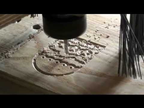 Small souvenirs carving with home made CNC router.