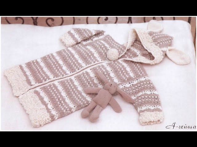 VERY EASY crochet cardigan. sweater. jumper tutorial - baby and child sizes 38