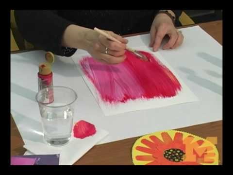 Art Therapy:  Make your own gerbera daisy