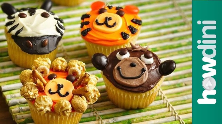 Birthday Cake Ideas: Monkey, Lion, & Zebra Cupcake Ideas