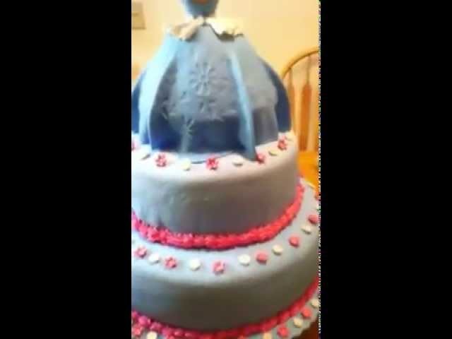 Cinderella fondant cake pretty big cake