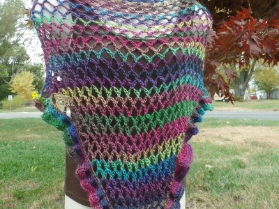 #Crochet Easy Ladies Shawl Wrap #TUTORIAL