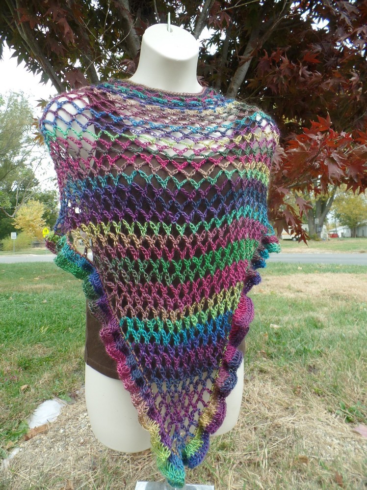 #Crochet Easy Ladies Shawl Wrap #TUTORIAL