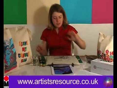 Decorate your Re-usable Shopping Bag- Fabric Painting Project - Art and Craft