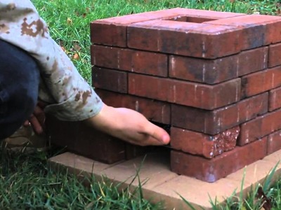 DIY Brick Rocket Stove