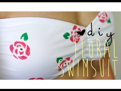 DIY: Easy & Quick Floral Swimsuit