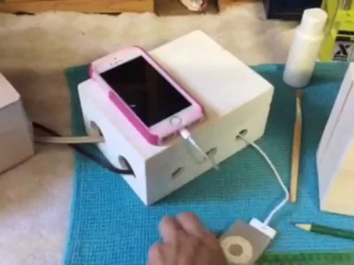 DIY Electronic Organizer and Charging Station