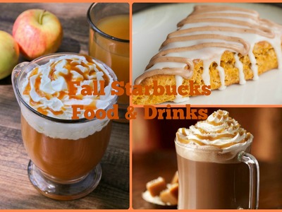 DIY Fall Starbucks Food And Drinks (Salted Caramel Hot Chocolate, Pumpkin Scones, and More!!)