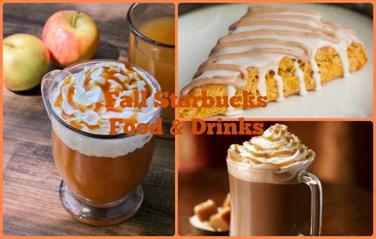 DIY Fall Starbucks Food And Drinks (Salted Caramel Hot Chocolate, Pumpkin Scones, and More!!)