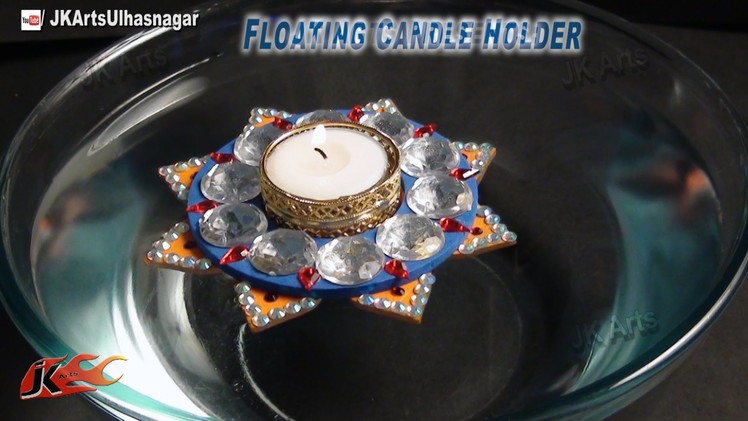 DIY Floating Candle Holder | How to make | JK Arts 660