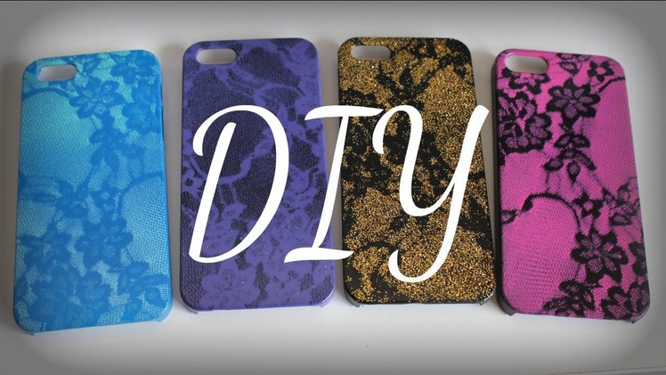 DIY Lace Print iPhone Case (Easy)