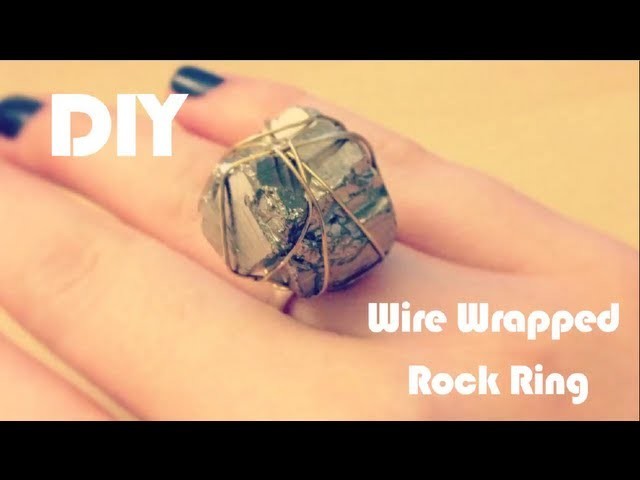 DIY Wire Wrapped Rock Ring