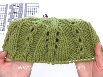 DROPS Knitting Tutorial: How to work the hat in DROPS 164-39 after chart A.1, A.2, A.3 and A.4.