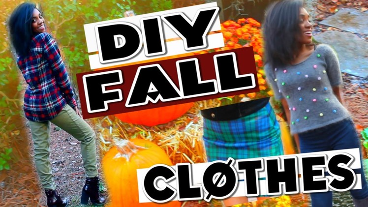 Easy and Quick DIY Fall Clothes Inspired by Tumblr Photos!
