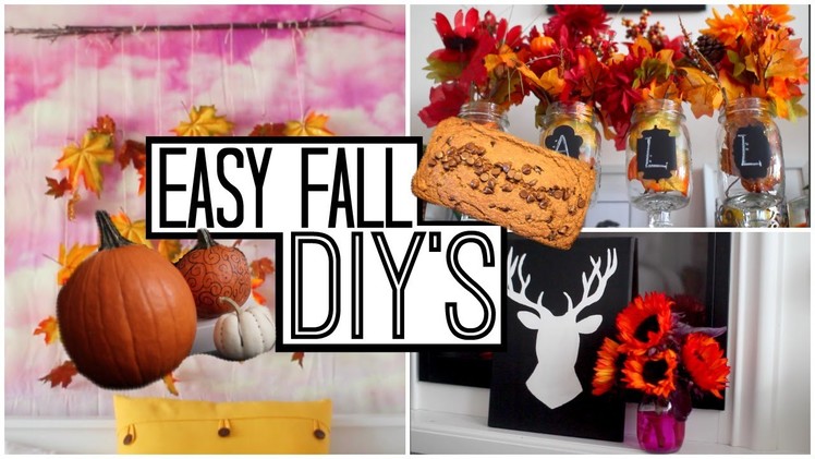 Fall DIY's + Vegan Pumpkin Chocolate Chip Loaf