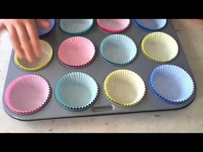 Fatima rainbow cupcakes