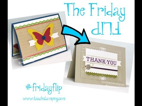 Friday Fip:  How to Make A Thank You Card