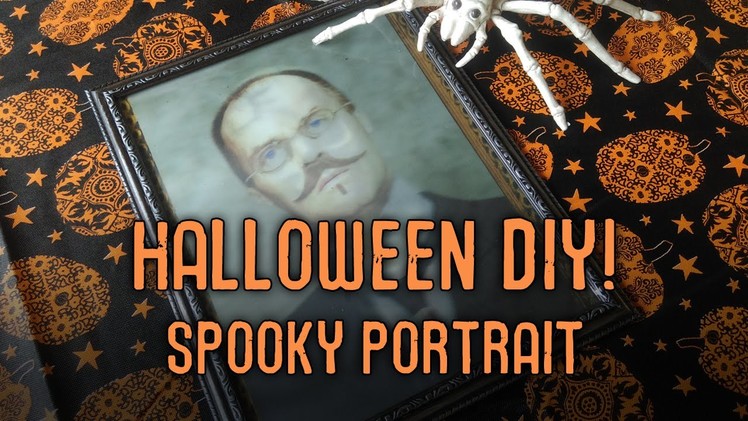 Halloween DIY - Spooky Portrait for only $2!