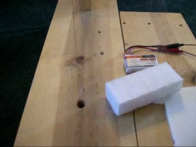 Home made hot wire cutter
