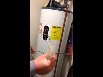 How to clean out Calcium,Limescale,Hard Water Sediment Deposit Removal From Water Heater Video