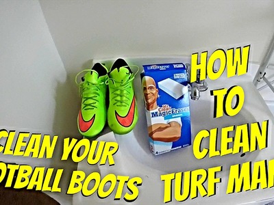 How To Clean Soccer Cleats | Clean Turf Marks Off Your Football Boots. Mercurial Vapor X