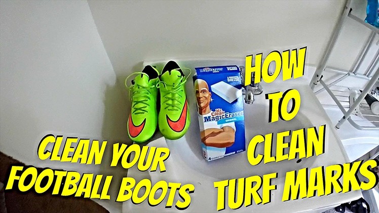 How To Clean Soccer Cleats | Clean Turf Marks Off Your Football Boots. Mercurial Vapor X