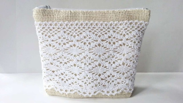 How To Create A Pretty Burlap-Lace Purse - DIY Crafts Tutorial - Guidecentral