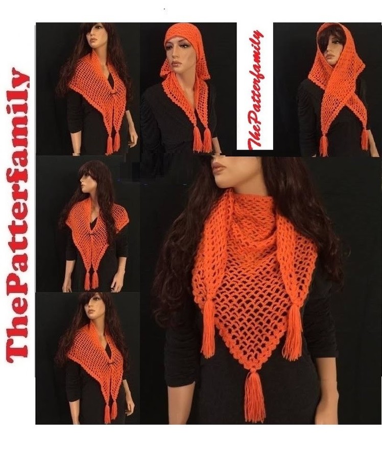 How to Crochet a Shawl Pattern #24│by ThePatterfamily