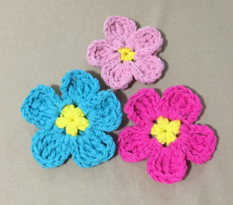 How To Crochet A Simple Flower