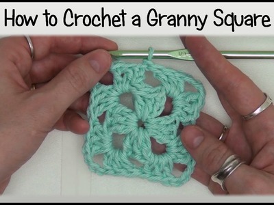How to Crochet an Easy Granny Square Block