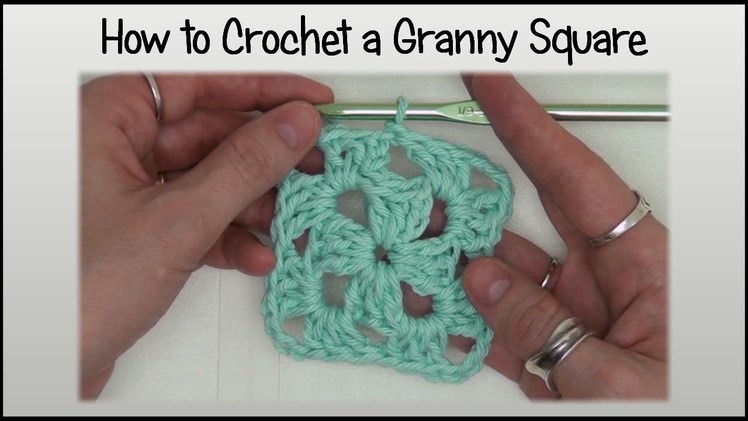 How to Crochet an Easy Granny Square Block