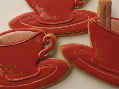 How To Decorate Tea Cup Cookies - Collaboration with Küchenkram | kitchenstuff