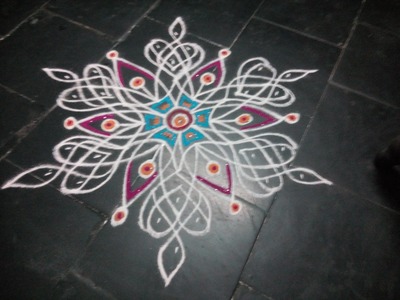 HOW TO DRAW A FUSION KOLAM