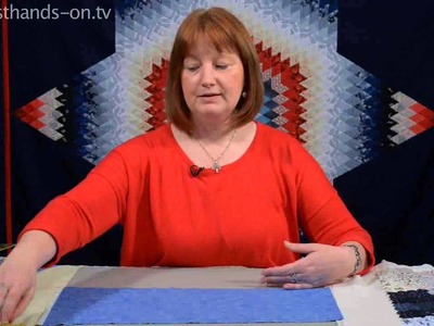 How to finish a Hexagon Quilt by Nancy Adamek